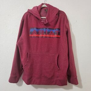 Ariat Men's Serafe Logo Red Hoodie Sweatshirt